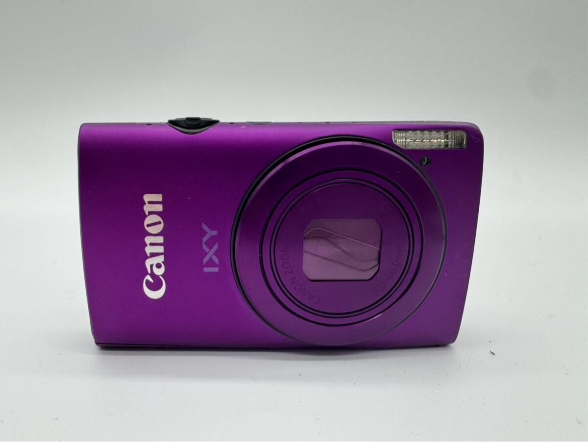 ◎ CANON IXY 600F パープル コンパクトデジタルカメラ 動作未確認 美
