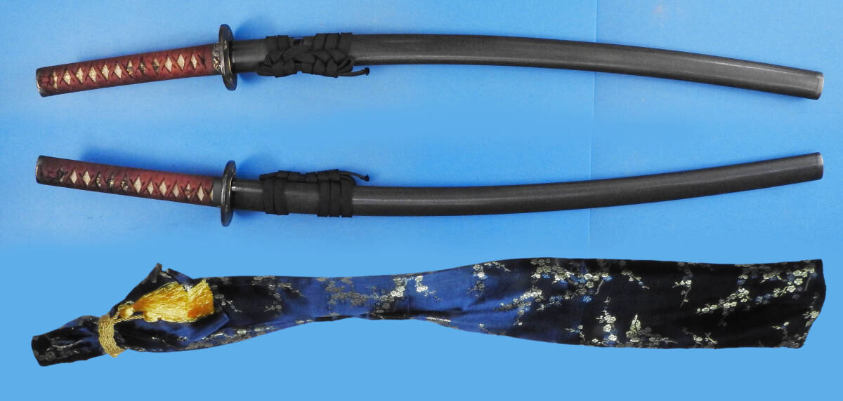 模造刀 刀 日本刀 太刀 104cm 木 送料無料S90077 模造刀 2本セット