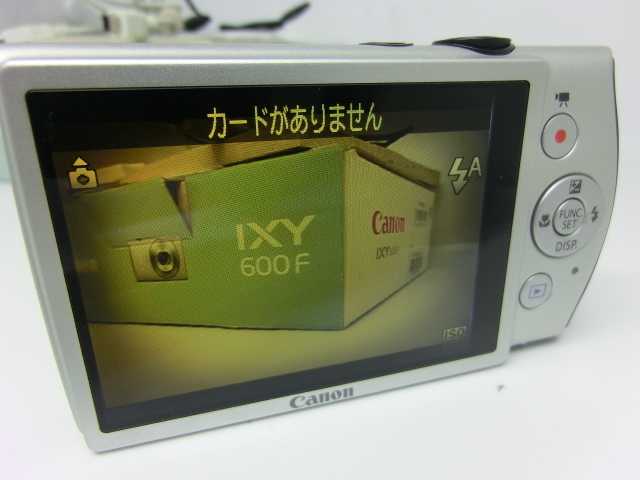 Canon キャノン デジタルカメラ PC1676 IXY 600F 画面焼け ジャンク
