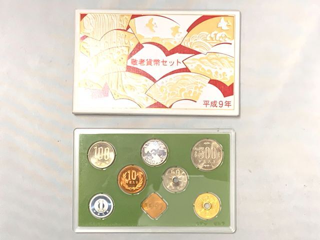 &A93011: 敬老貨幣セット 平成9年 1997年 666円 メダル付 干支 大蔵省