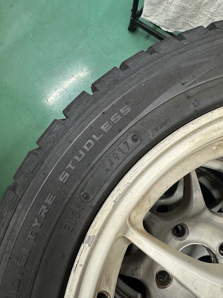 dc2インテグラ タイプR 96spec 純正ホイール　 15インチ 6J+50 pcd114.3 4本 スタッドレス付き 着払い 直接引き取り可能_8