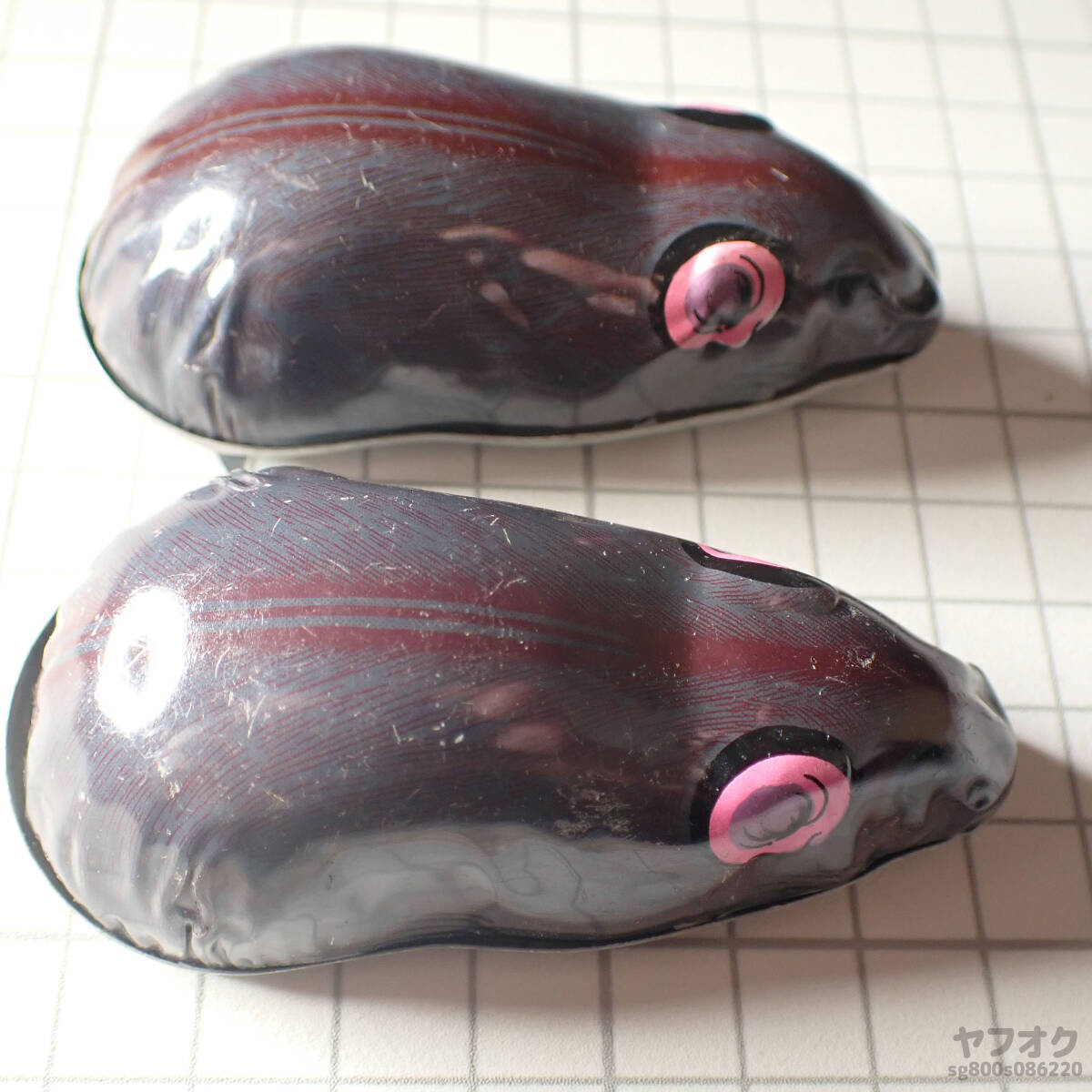 ブリキのおもちゃ 昭和？ 当時物？ 詳細不明 ジャンク ネズミ ねずみ 鼠 5匹セット 送料無料 【D-20】_6