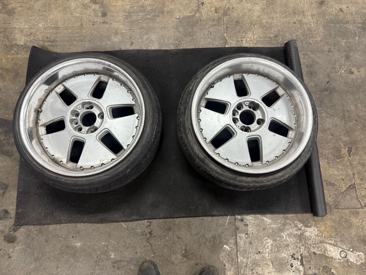 pcd114.3 マルチ work ワーク ユーロライン 18インチ10J ＋40 希少