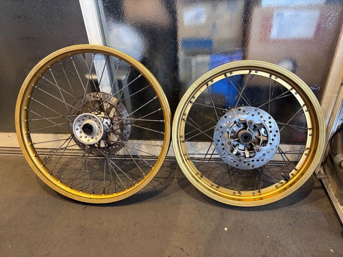 セロー250　前後 ホイール セット　トリッカーにも 全年式適合 前後セット_2