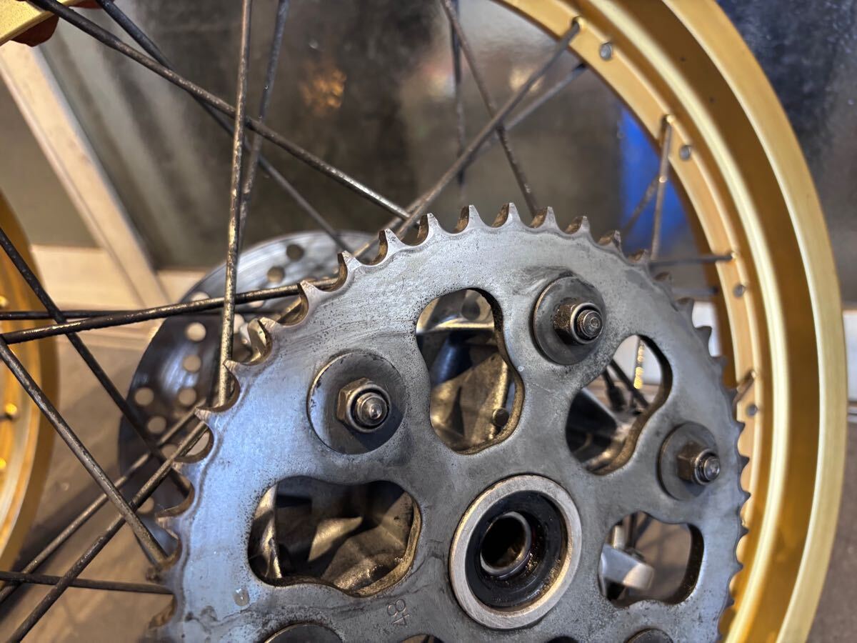 セロー250　前後 ホイール セット　トリッカーにも 全年式適合 前後セット_4