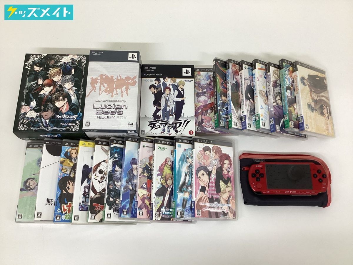 10 D【ジャンク/現状】PSP 本体・ソフト まとめ売り ペルソナ3