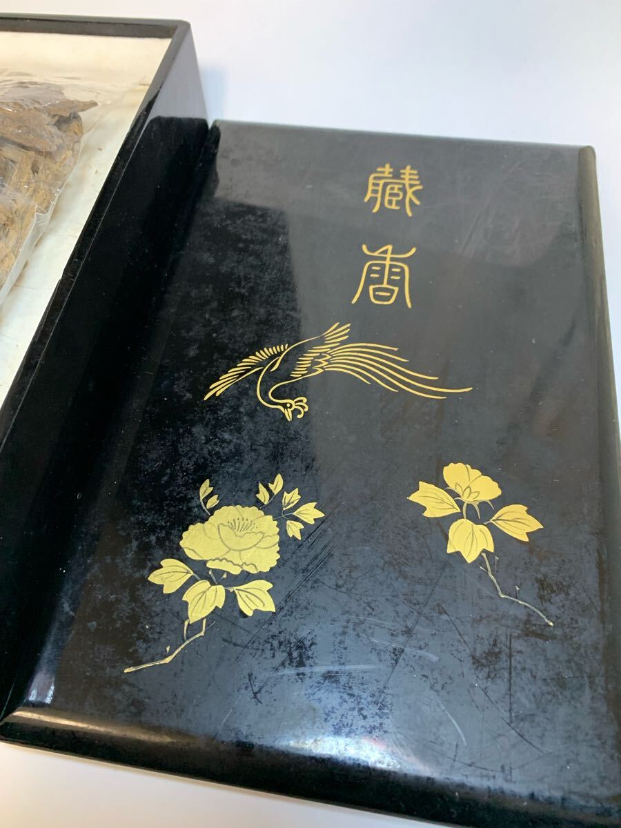 ■沈香■松栄堂謹製 香木 極品沈香 約120.3g 聞香用香木 古い沈香 箱付 ★香道 茶道｜沈香 伽羅｜古美術 骨董品｜お香 線香|香道具茶道具★_3