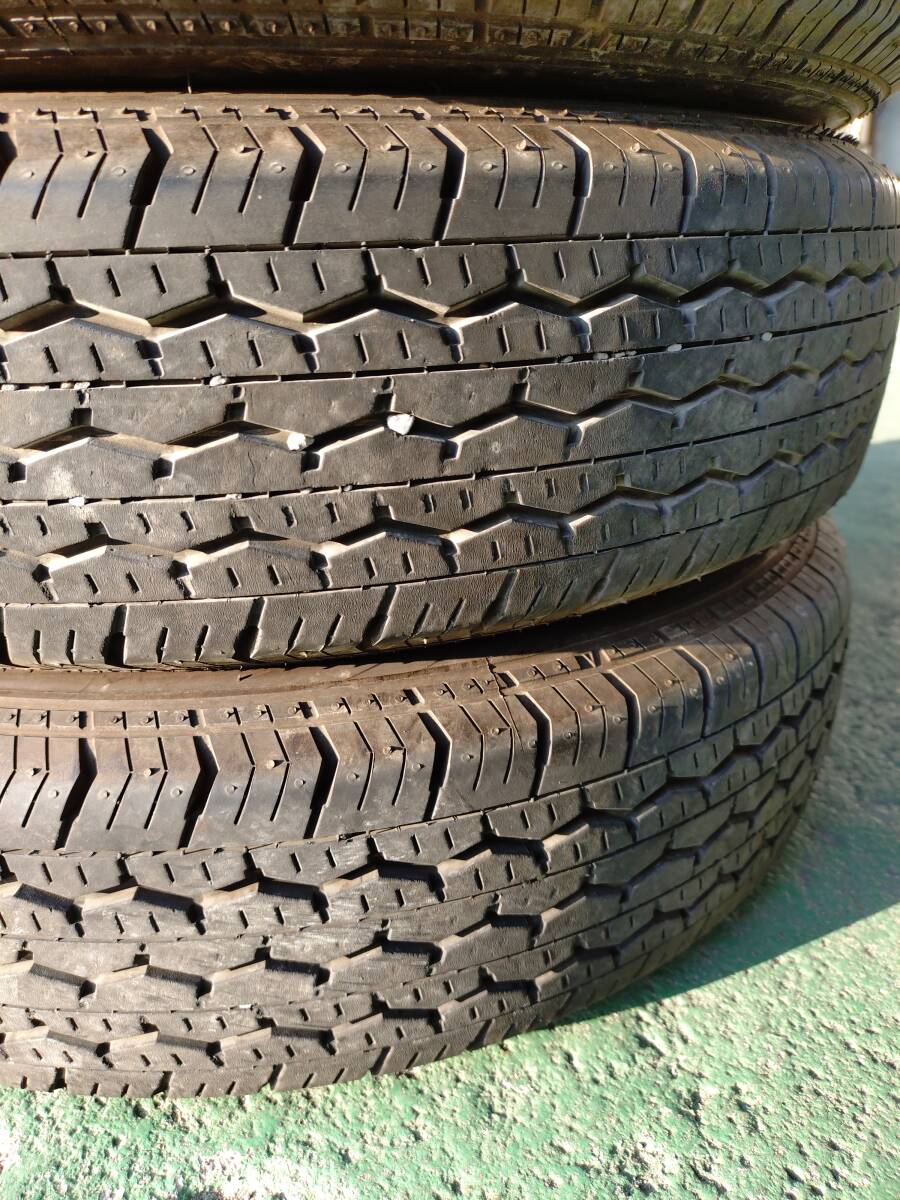 ☆BRIDGSETONE RD613　145/80R13 88/86N　LT 中古タイヤ4本セット☆_4