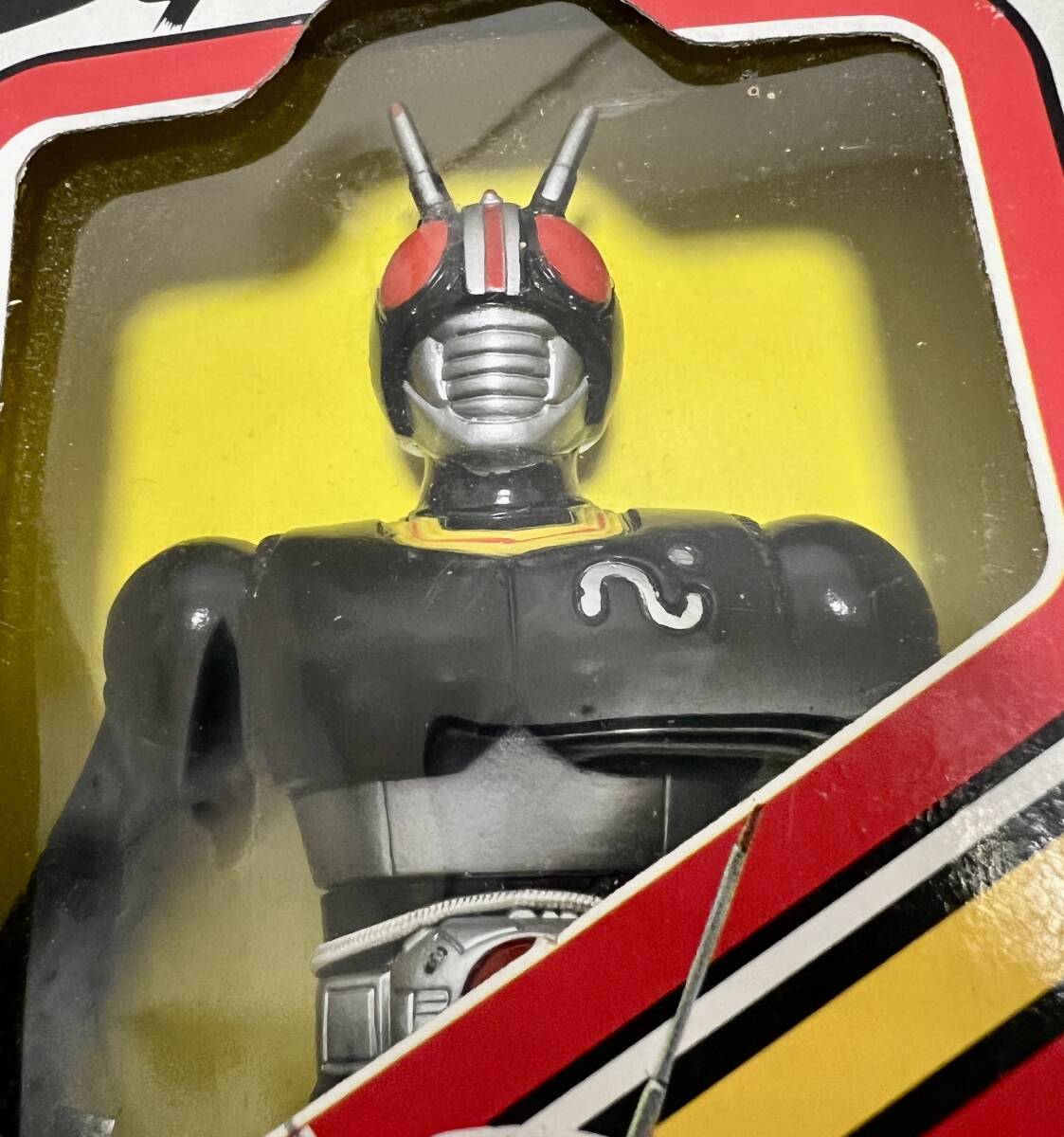 未開封品 バンダイ 1987 日本製 仮面ライダーBLACK ソフビ フィギュア