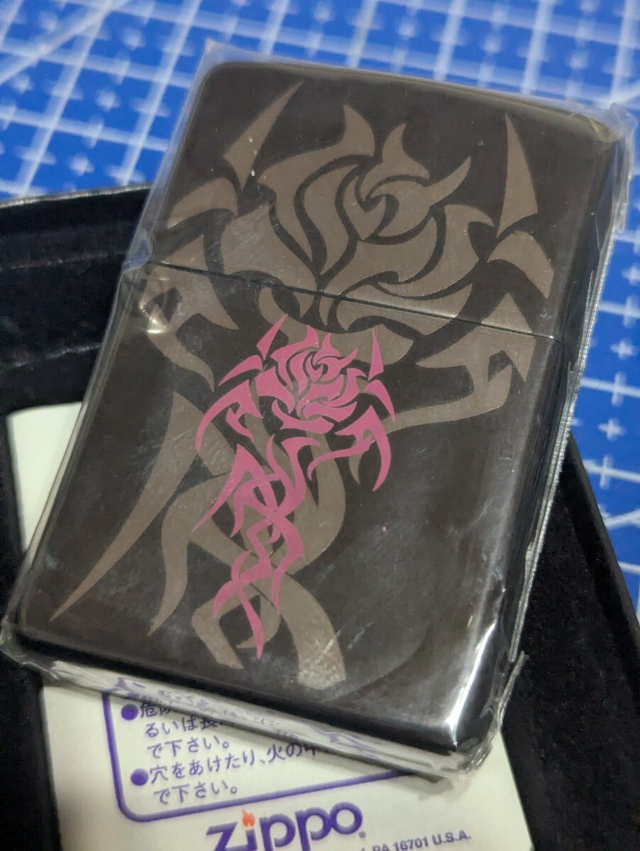 トライバル な ローズ の ジッポっぽ〜 ブラックアイス チタンコート PVD 薔薇 １円スタート　ZIPPO オイルライター_1