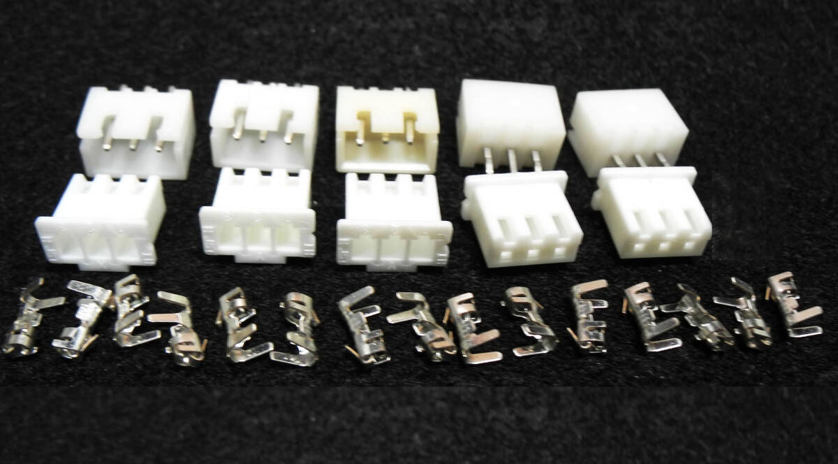 xＨコネクタ3ピン オス,メス ピンコンタクト付５セット (No２)_1