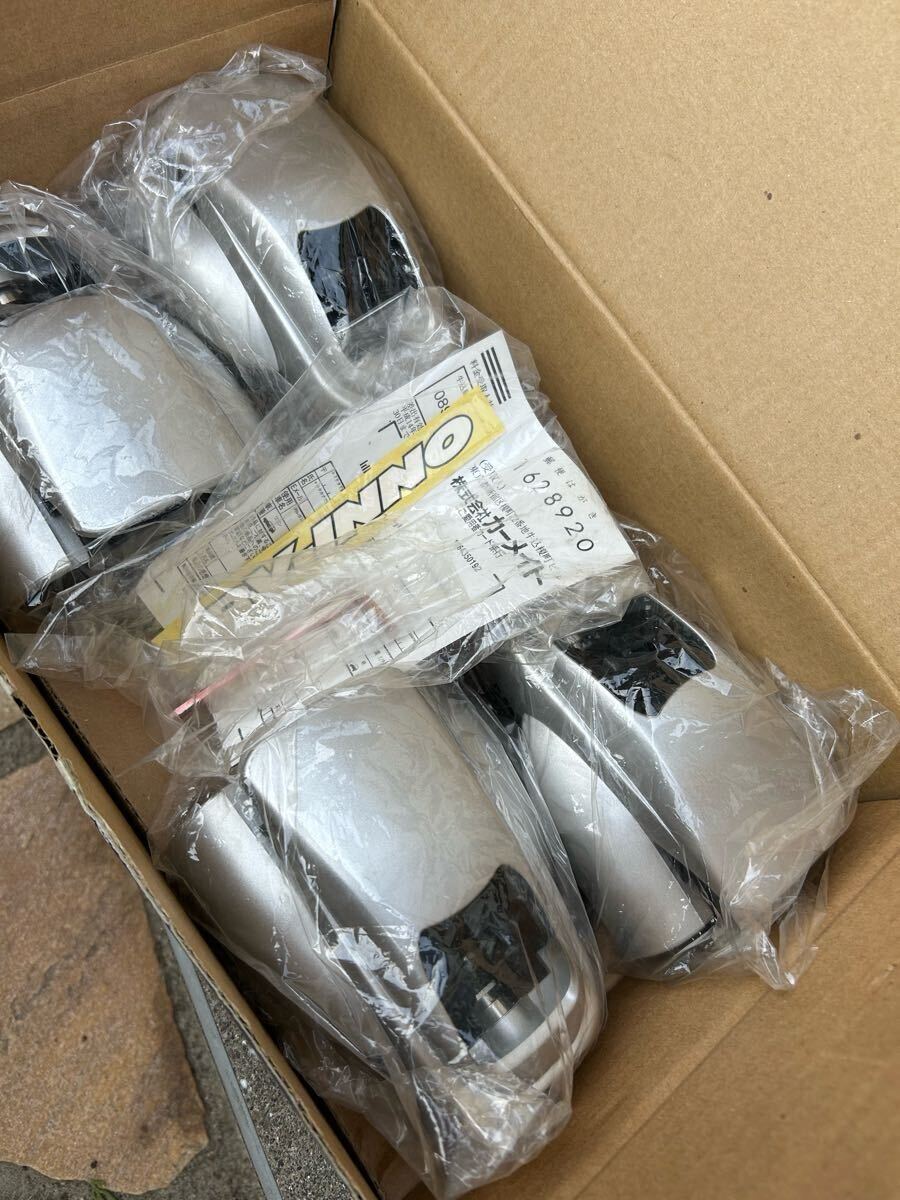 INNO キャリア　IN-SR ローダウンステーセット シルバー ルーフレール付用 ベーシックステーセット INSR カーメイト キャリアフット 中古_10