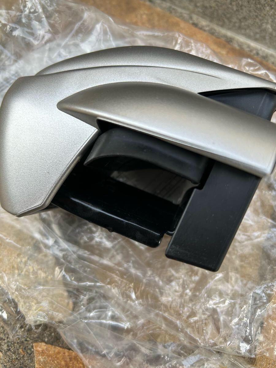 INNO キャリア　IN-SR ローダウンステーセット シルバー ルーフレール付用 ベーシックステーセット INSR カーメイト キャリアフット 中古_8