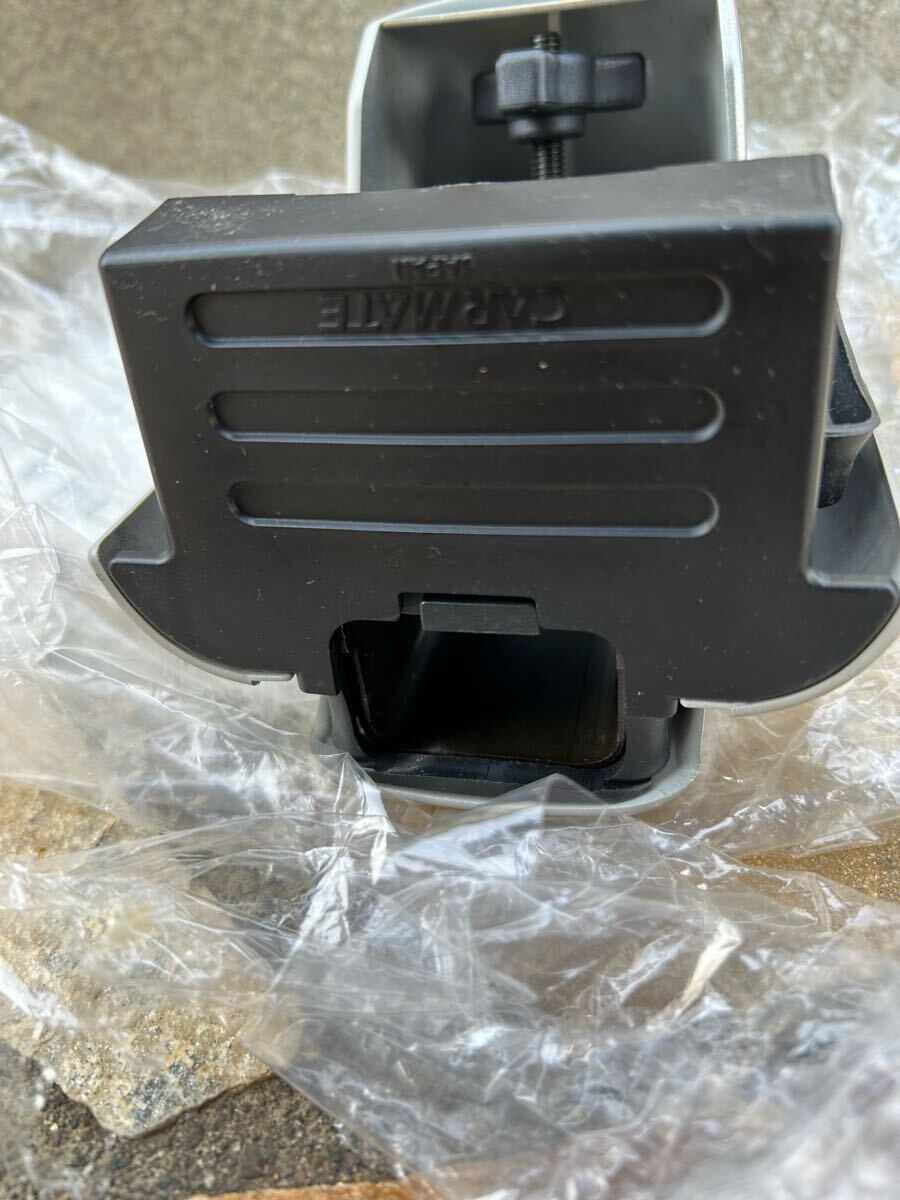 INNO キャリア　IN-SR ローダウンステーセット シルバー ルーフレール付用 ベーシックステーセット INSR カーメイト キャリアフット 中古_9