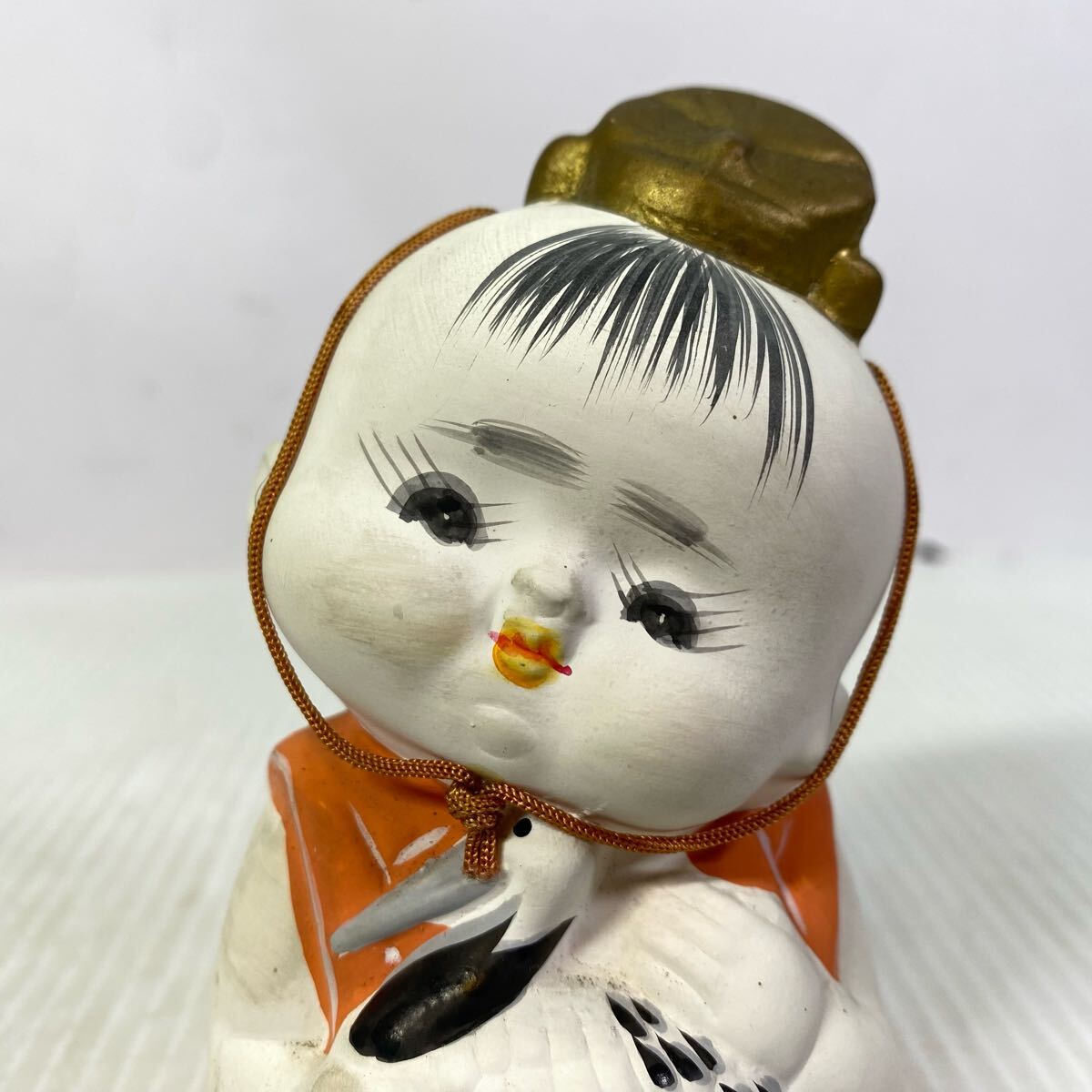 博多人形　身仕度　みじたく　陶器人形 伝統工芸品 置物 博多人形 童 鶴 亀 子供 陶磁器 置物 縁起物 インテリア 飾 郷土玩具
