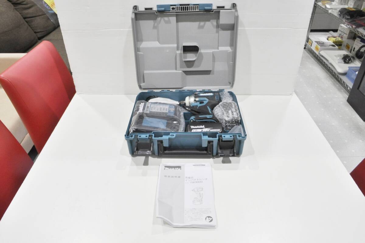 □【未使用品】 makita マキタ 充電式 インパクトレンチ TW300D 18V TW300DRGX_1