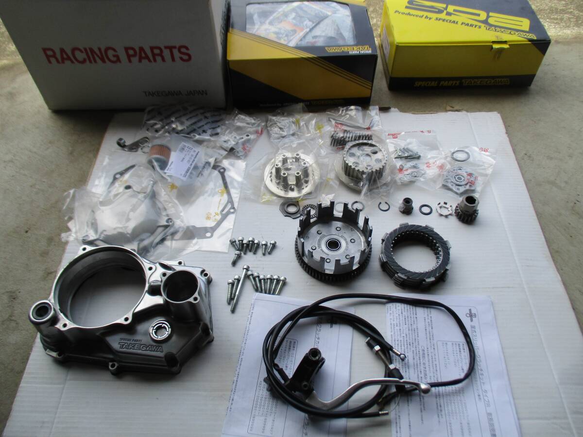 武川 タケガワ スペシャルクラッチ TYPE-R ワイヤー式 クロスミッション用 スリッパークラッチ モンキー 02-01-0112_1