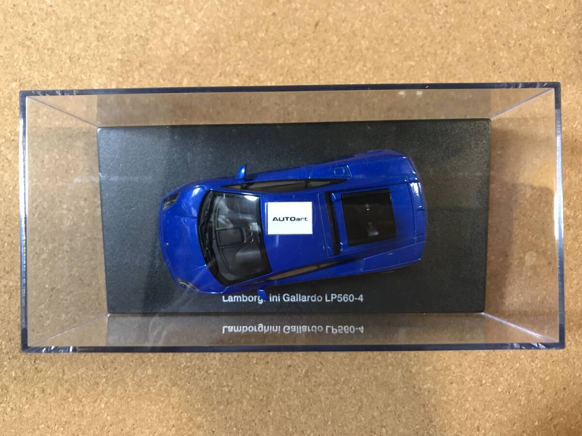 【1円～】AUTOart ランボルギーニ ガヤルド LP560-4 ブルー オートアート ミニカー 1/43_10