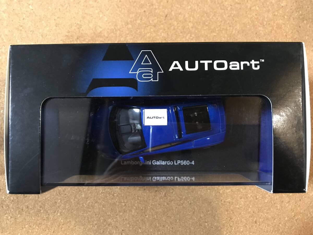 【1円～】AUTOart ランボルギーニ ガヤルド LP560-4 ブルー オートアート ミニカー 1/43_2