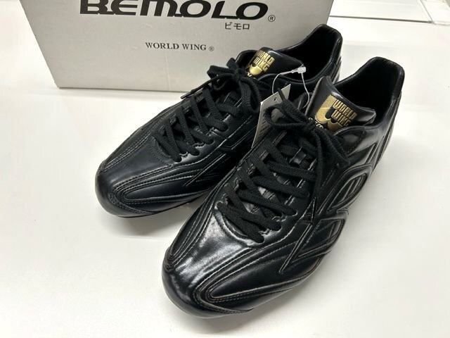 1円 ビモロ 野球スパイク 金具埋込式 品番：1000 カラー：(BL)ブラック