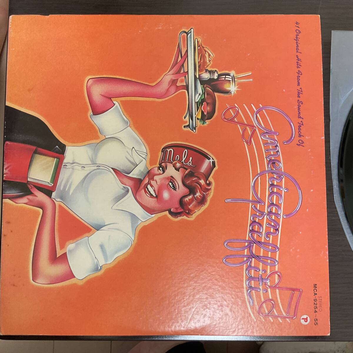 アナログ レコード アルバム アメリカングラフィティ 2枚組 1973年 