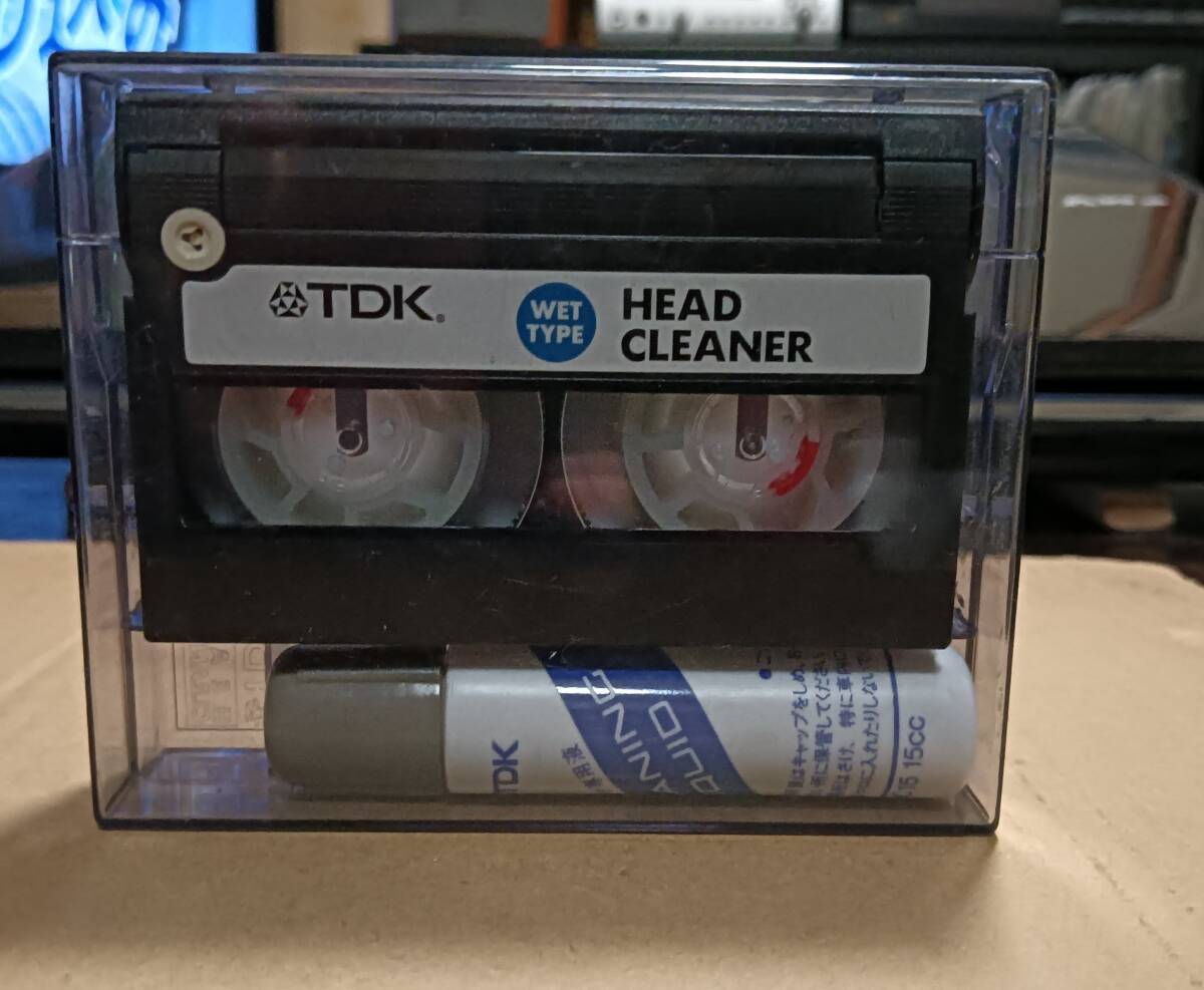 TDK WET TYPE式 8mm HEAD CLEANER・ TDK 湿式8mmビデオヘッドクリーナー　_1