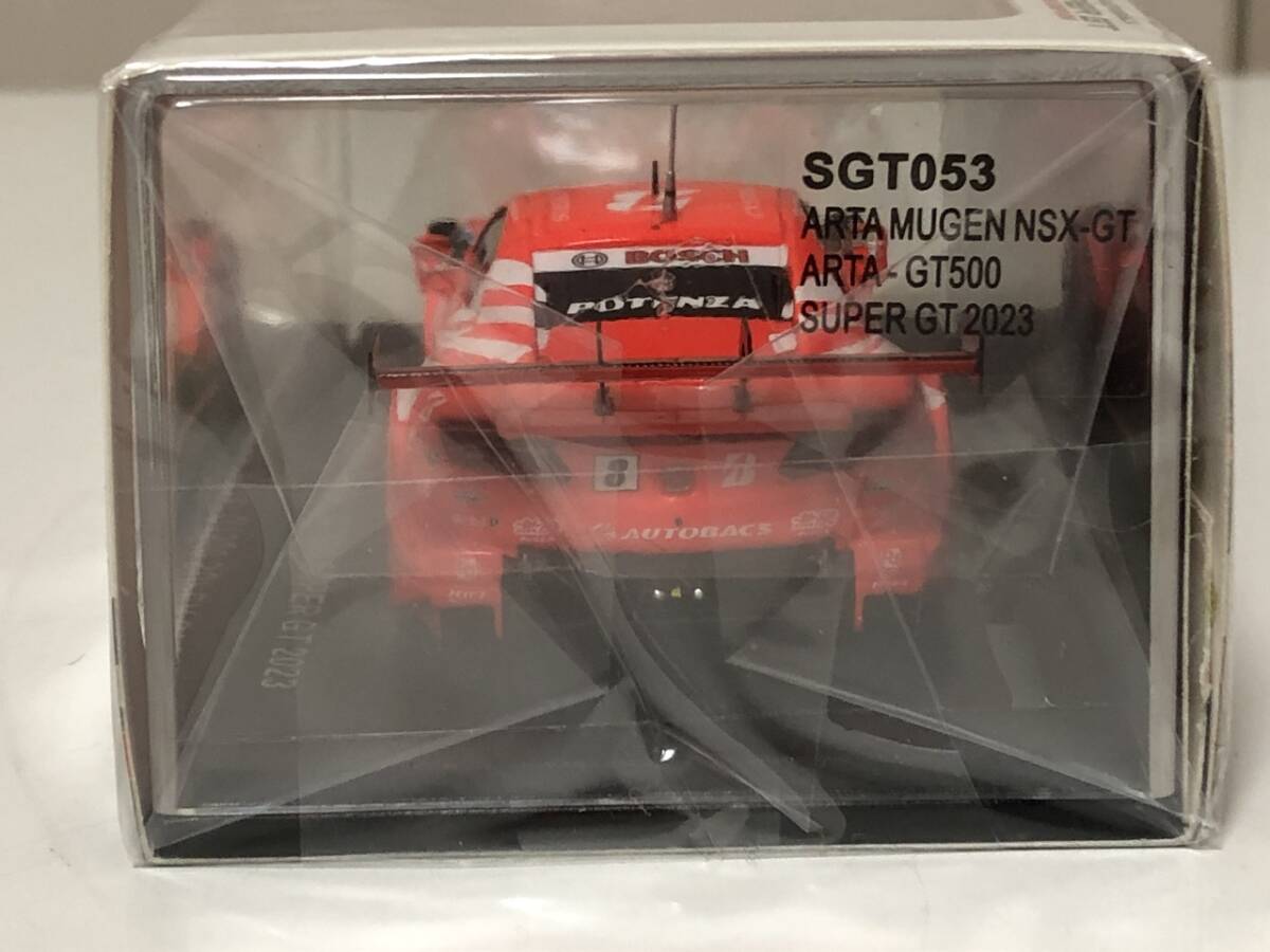 スパーク 1/43 ARTA MUGEN NSX-GT ARTA 無限 GT500 スーパーGT 2023 野尻 智紀 大湯 都史樹 選手 No.8_4