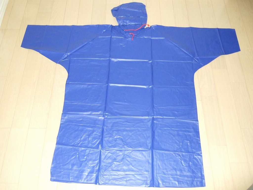 ≪未使用≫★横浜Fマリノス ポンチョ 大人フリーサイズ Yokohama F Marinos 雨具★v(^o^)_2