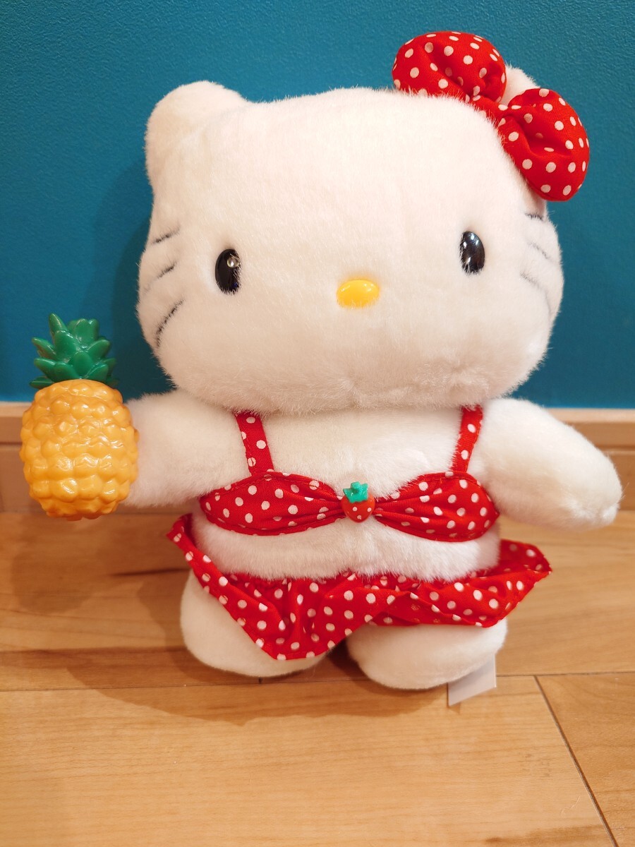 1999年物 レア サンリオ 市販品 水着 キティちゃん ぬいぐるみ Hello