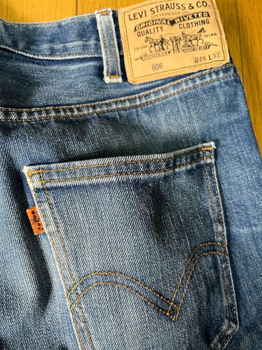 LVC リーバイス606復刻BIGEオレンジタブ42TALON ZIP W29(W29)｜売買