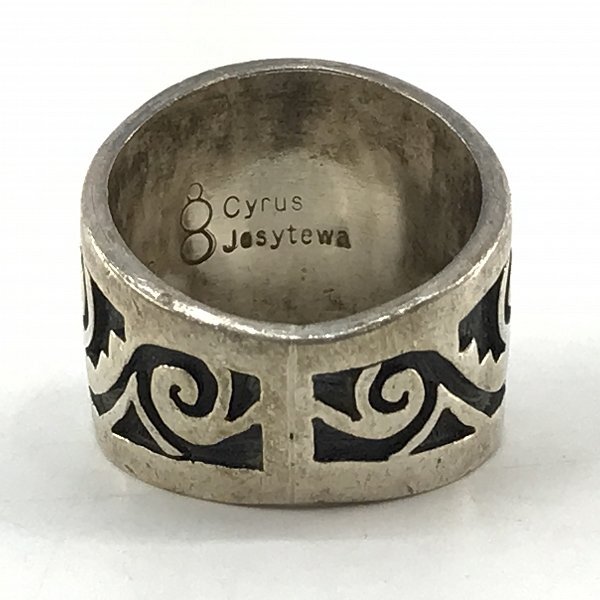 CYRUS JOSYTEWA ホピ HOPI ジョスィテワ　リング　22号 Hopi/ホピ族 cyrus josytewa/サイラス ジョスィテワ作 サンフェイス