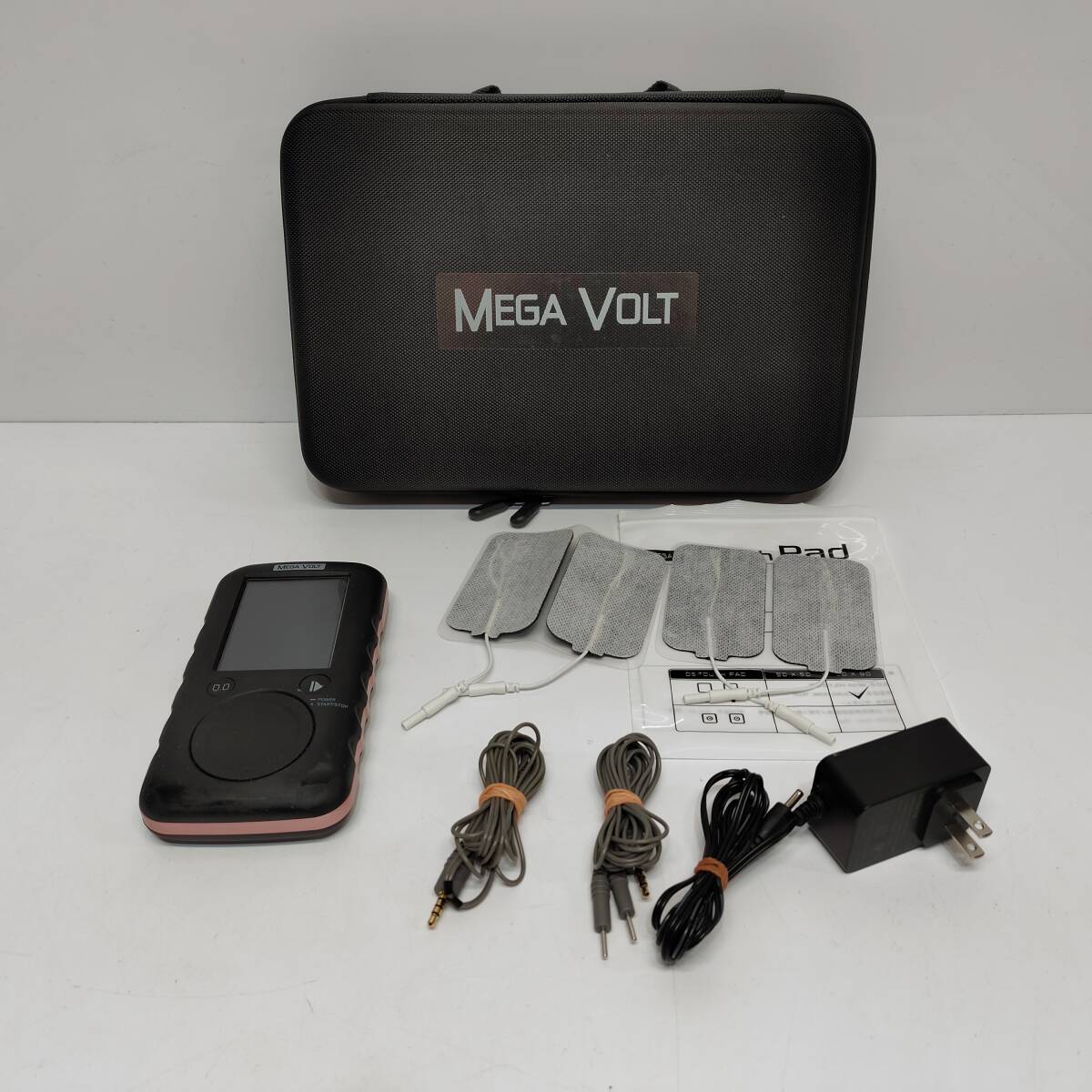 ハイボルト 電気 治療機器 EMS MEGA VOLT ○動作品 メガボルト MEGA VOLT パルスEMS ハイボルト電気治療機