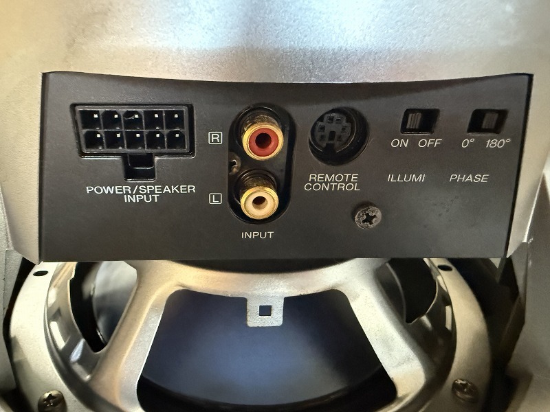 KENWOOD ケンウッド SW201X サブウーファー ジャンク リモコン・配線付き_5