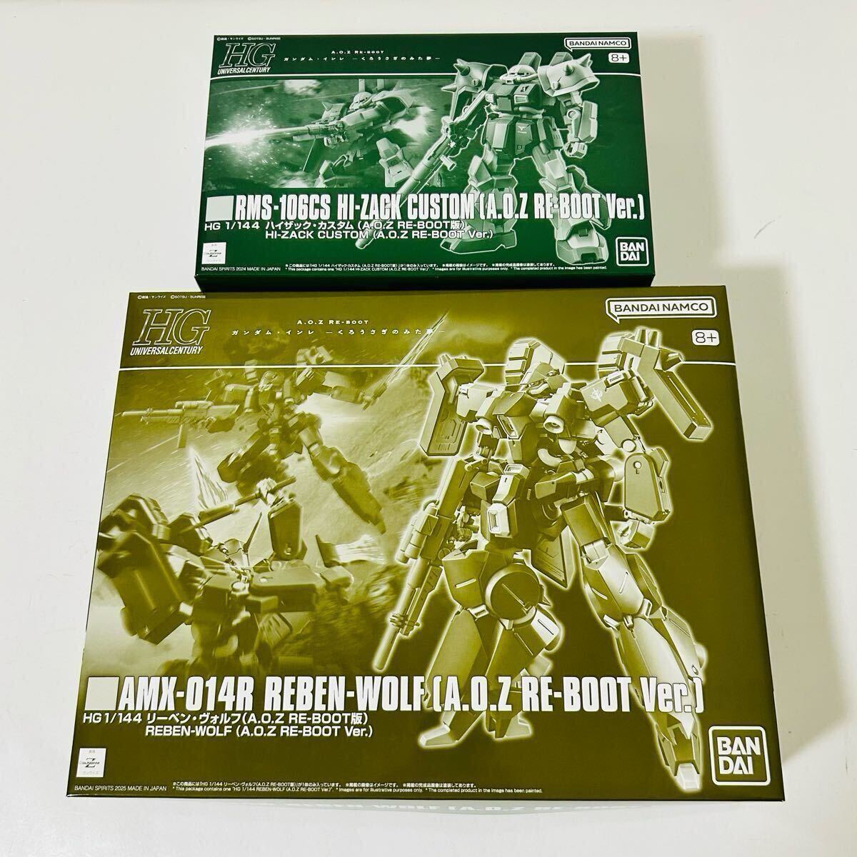 ☆売切1円スタート☆HGUCリーベン・ヴォルフ&ハイザック・カスタム2点
