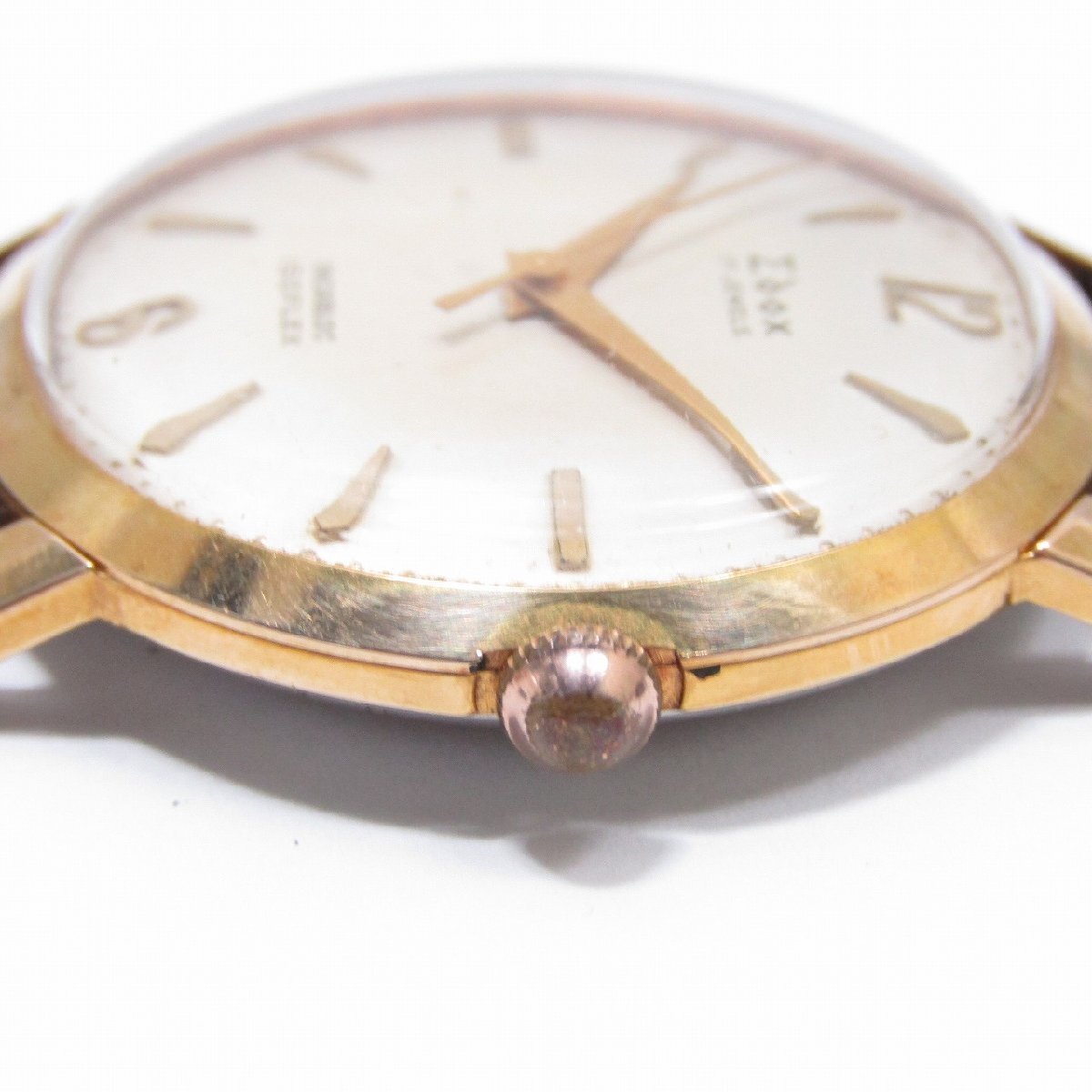 1円スタート 稼働品 EDOX エドックス 17JEWELS INCABLOC インカ