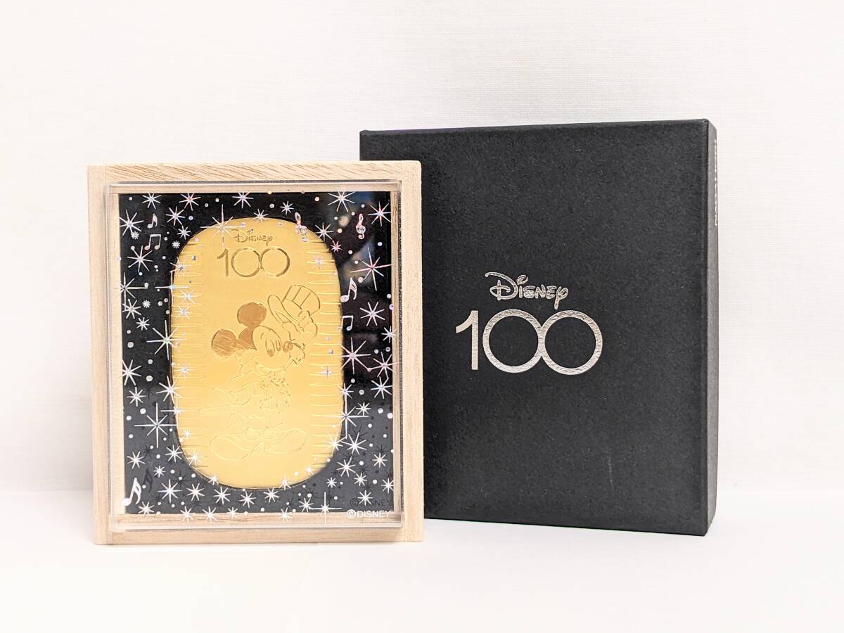 22497】☆希少品☆ Disney ディズニー 100周年記念 K24純金30g 小判