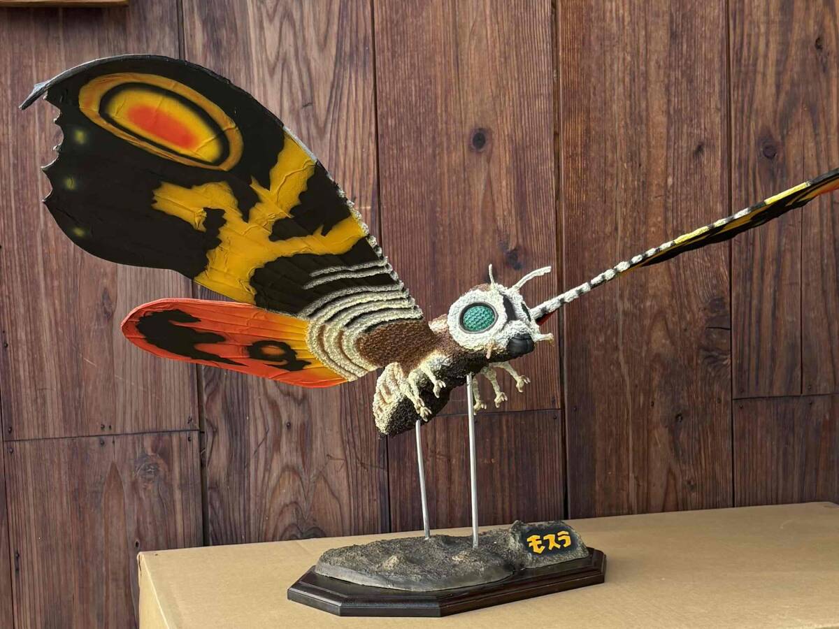 パラダイス　モスラ　キット完成品　イノウエアーツ　ガレージキット　フィギュア パラダイス イノウエアーツ モスラ成虫 ソフビキット完成品 横幅：約