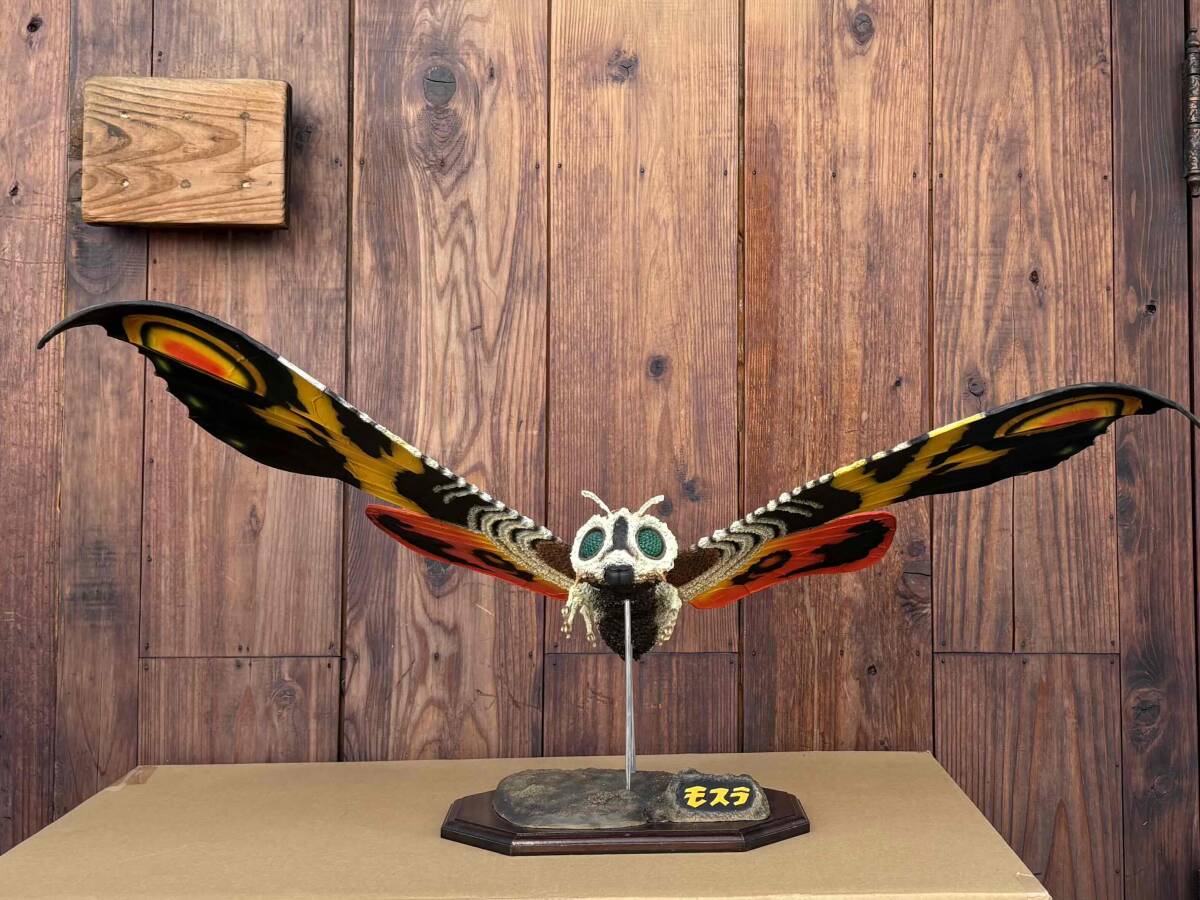 パラダイス イノウエアーツ モスラ成虫 ソフビキット完成品 横幅：約