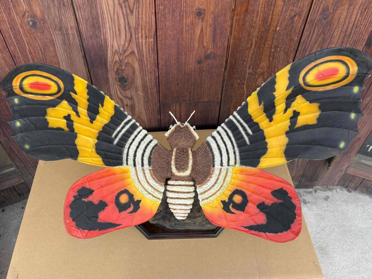 パラダイス イノウエアーツ モスラ成虫 ソフビキット完成品 横幅：約