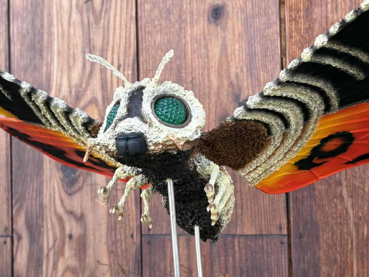 パラダイス イノウエアーツ モスラ成虫 ソフビキット完成品 横幅：約