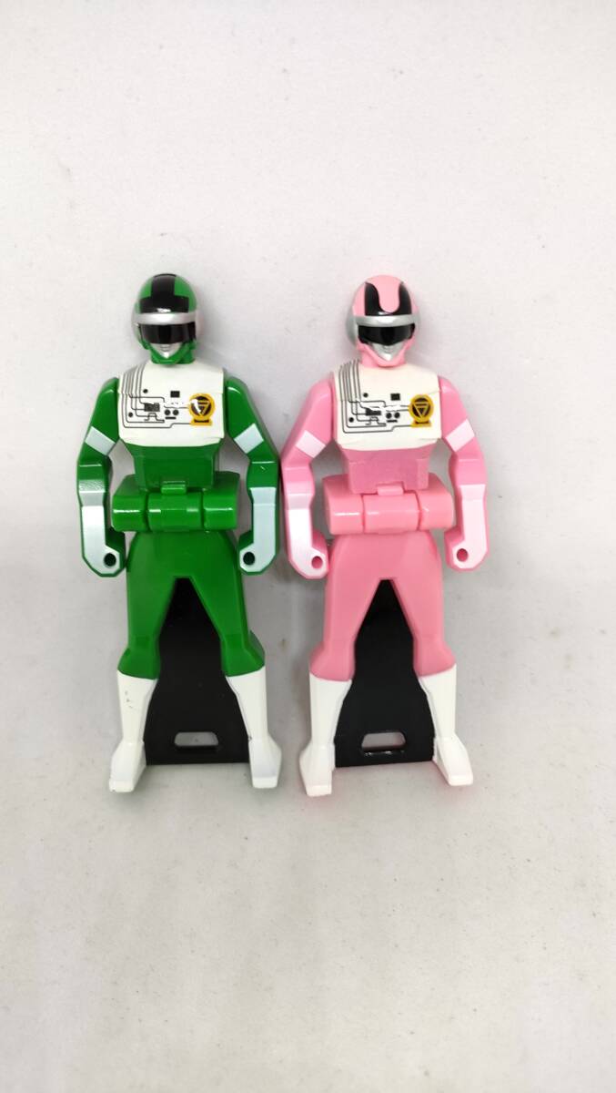 □ レンジャーキー 超電子バイオマン 5本セット / レッドワン グリーン