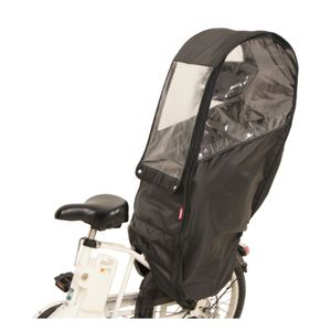 ☆ ブラック ☆ D-5RBBDX3 リアチャイルドシート用レインカバーBスタイル 自転車 子供乗