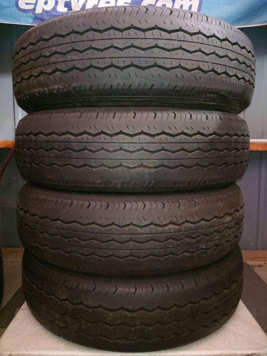 札幌 引き取り可 195/80R15 107/105N LT 4本 BS ECOPIA RD613 格安溝
