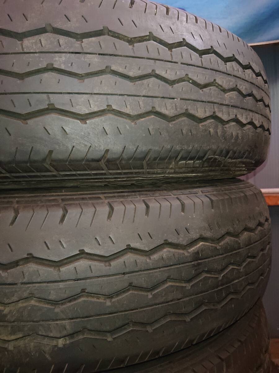 札幌 引き取り可 195/80R15 107/105N LT 4本 BS ECOPIA RD613 格安溝