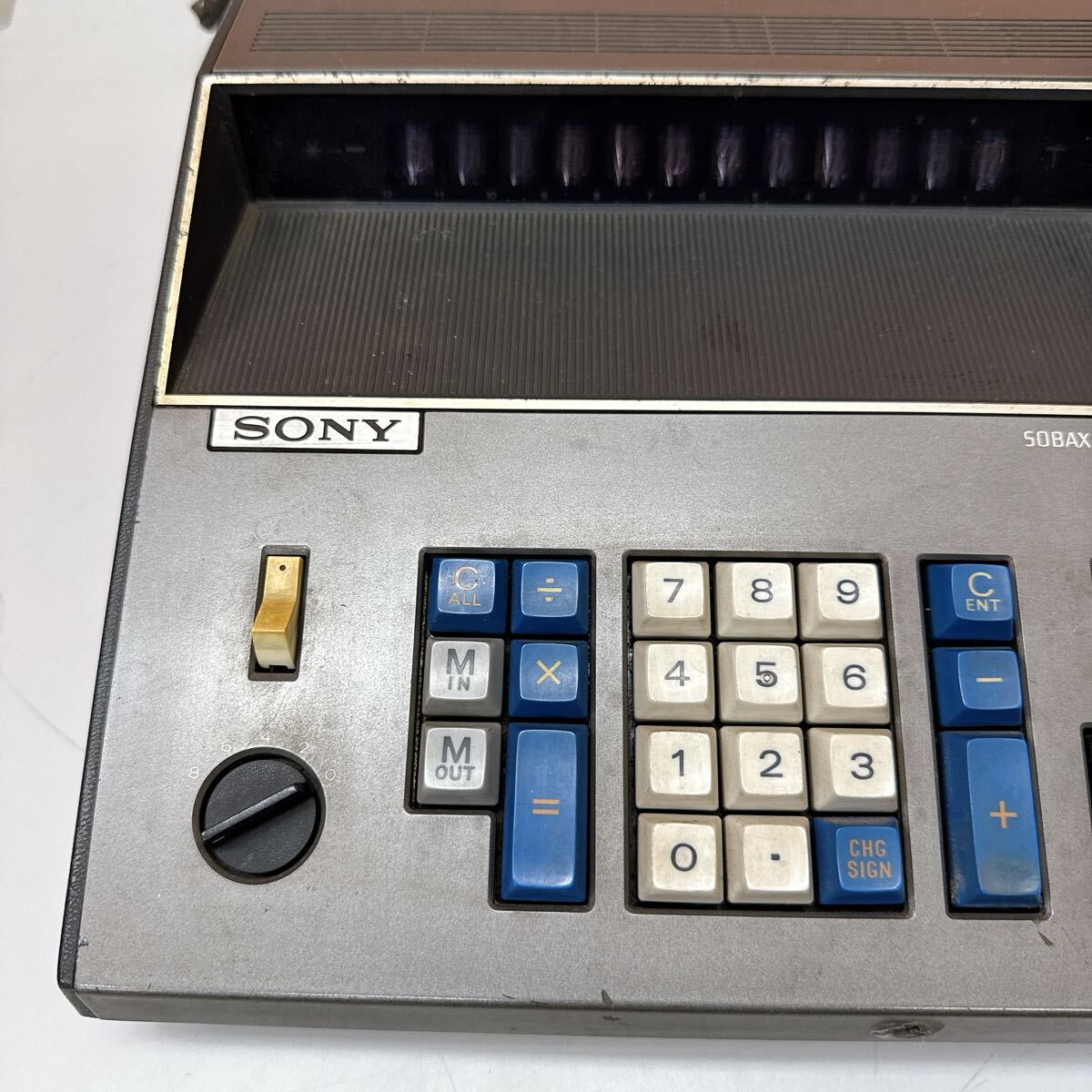 A12 ソニー　SOBAX ICC-1600 ニキシー管電卓　通電ok 現状品　_2