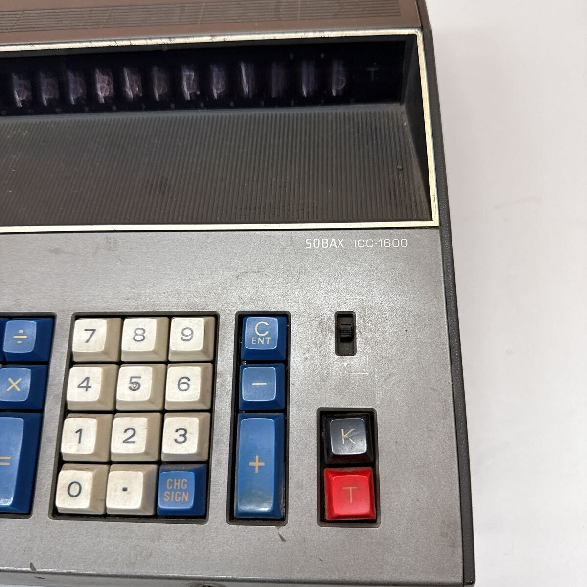 A12 ソニー　SOBAX ICC-1600 ニキシー管電卓　通電ok 現状品　_3