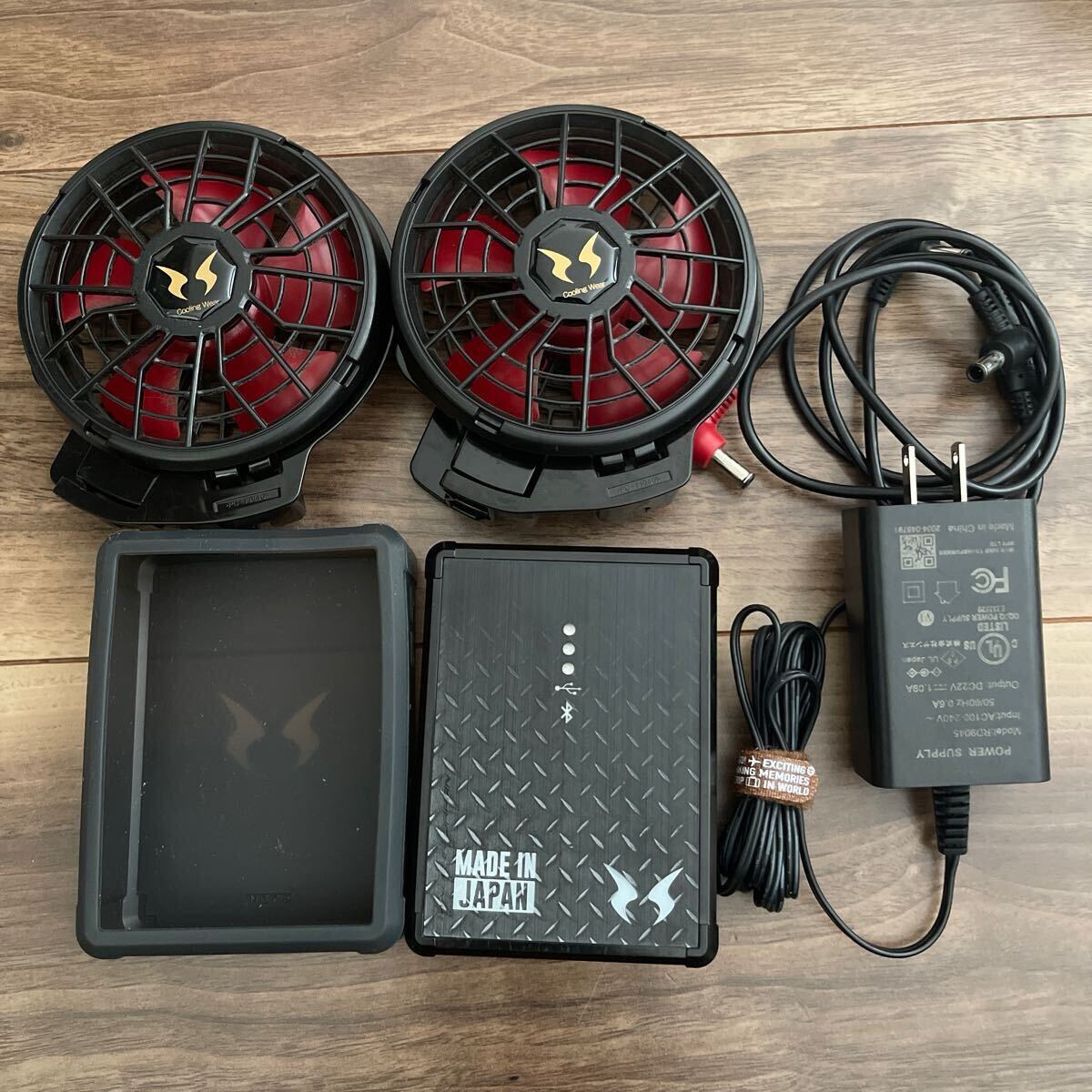空調服 サンエス 12V ななめファン バッテリーセット RD9290 空調風神