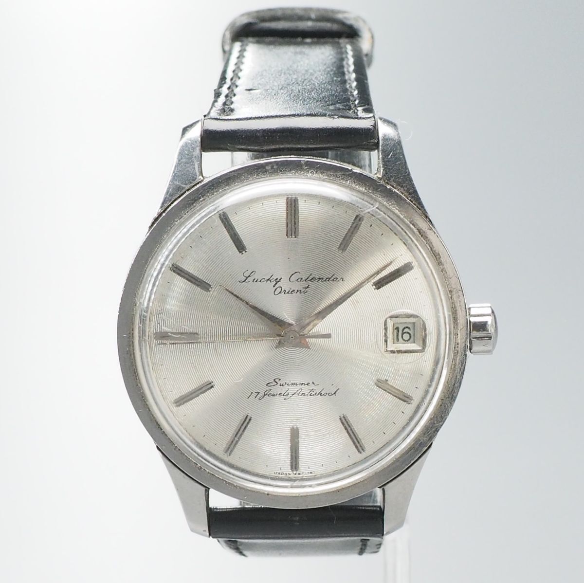 TJ0888◎60s VINTAGE Orient LUCKY CALENDAR Swimmer オリエント 