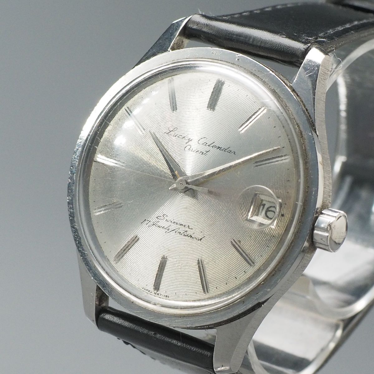 TJ0888◎60s VINTAGE Orient LUCKY CALENDAR Swimmer オリエント 