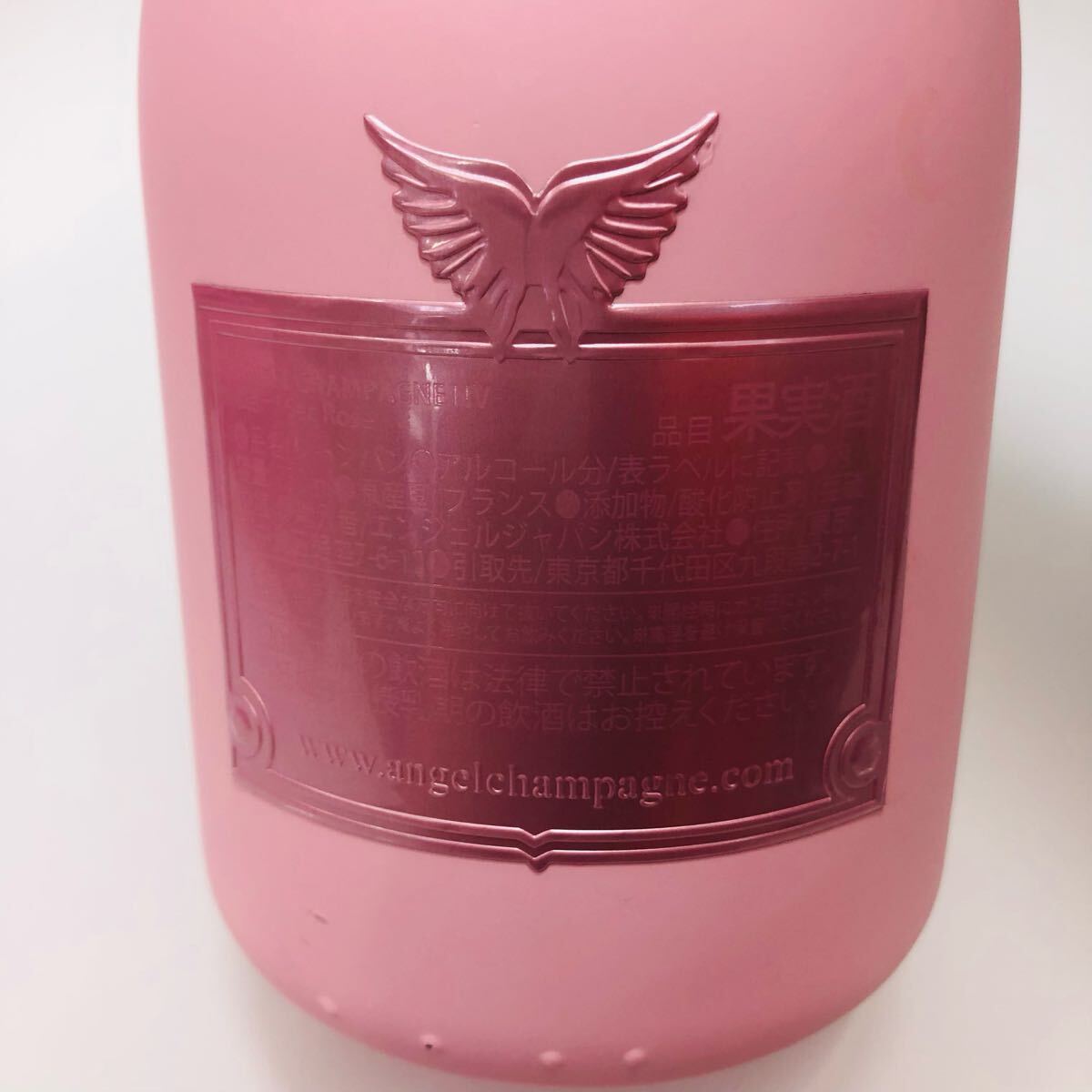 ANGEL CHAMPAGNE エンジェル シャンパン 空瓶 空ボトル ピンク ファー